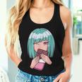 Cute Chocolate Anime Girl Japanese Women Tank Top Gifts for Her