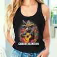 Cute Donkey Cinco De Mayo Mexican Holiday Guitar Music Women Tank Top Gifts for Her