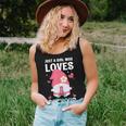 Cute Girl Gnome Just A Girl Who Loves Gnomes Women Tank Top Gifts for Her