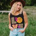 Cute Love Basketball Leopard Print Girls Basketball Women Tank Top Gifts for Her