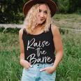 Cute Yoga Quote For Workout Saying Pun Raise The Barre Women Tank Top Gifts for Her