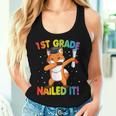 Dabbing Fox 1St Grade Graduation Nailed It Dab Dance Women Tank Top Gifts for Her