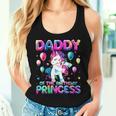 Daddy Of The Birthday Princess Girl Flossing Unicorn Daddy Women Tank Top Gifts for Her
