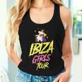 Damen Ibiza Girls Tour Einhorn Mädels Party Urlaub Lustig Tank Top Frauen Geschenke für Sie