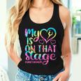 Dance Mom My Heart Is On That Stage Cheer Mother's Day Women Tank Top Gifts for Her