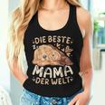 Die Beste Mama Der Welt Golden Retriever Mit Welpe Tank Top Frauen Geschenke für Sie