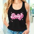 Dolly First Name Girl Vintage Style 70S Personalized Retro Women Tank Top Gifts for Her