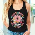 Donut Stress Just Do Your Best Testing Day Teacher Women Tank Top Gifts for Her