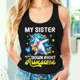 Down Syndrome Sister Awareness Day Down Right Awesome Sister Women Tank Top Gifts for Her