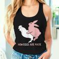 How Easter Eggs Are Made Humor Sarcastic Adult Humor Women Tank Top Gifts for Her