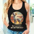 English Setter My Better Half Women Tank Top Gifts for Her