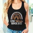 Epic Wife Since 2022 Rainbow Wedding Anniversary Vintage Women Tank Top Gifts for Her