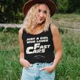 Fast Car Just A Girl Who Loves Fast Cars Women Tank Top Gifts for Her