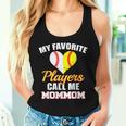 My Favorite Players Call Me Mommom Baseball Softball Mom Mom Women Tank Top Gifts for Her