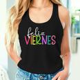 Feliz Viernes Happy Friday Spanish Teacher Friday Spanish Sp Women Tank Top Gifts for Her