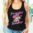 Feral Girl Summer Retro Possum Meme Women Tank Top Gifts for Her