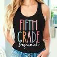 Fifth 5Th Grade Squad Teacher Crew Back To School Team Women Tank Top Gifts for Her