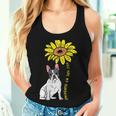 French Bulldog Sunflower Sunshine Frenchie Dog Women Women Tank Top Gifts for Her