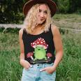 Frog Mushroom Hat Skateboard Cute Cottagecore Aesthetic Girl Women Tank Top Gifts for Her
