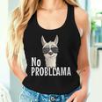 Funky Hipster Llama With Sunglasses No Prob-Llama Women Tank Top Gifts for Her