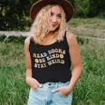 Book Lover Groovy Read Books Be Kind Stay Weird Women Tank Top Gifts for Her