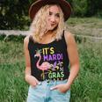 Carnival Party Idea Flamingo Mardi Gras Women Tank Top Gifts for Her