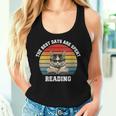 Cat Reading Quote Vintage Reading Lovers' Idea Women Tank Top Gifts for Her