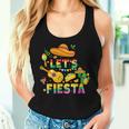 Cinco De Mayo Mexican Guitar Cactus Let's Fiesta Women Tank Top Gifts for Her