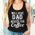 Father's Day From Daughter Son Wife Dad Coffee Women Tank Top Gifts for Her