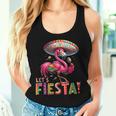 Let's Fiesta Flamingo Cinco De Mayo Fiesta Mexican Women Tank Top Gifts for Her