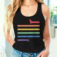 Lgbt Gay Pride Dachshund Rainbow Flag Dog S Tank Top Frauen Geschenke für Sie