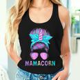 Mamacorn Unicorn Messy Bun Mom Mother's Day Girl Women Women Tank Top Gifts for Her