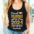 Proud Grandma Of A Class Of 2024 8Th Grade Graduate Women Tank Top Gifts for Her