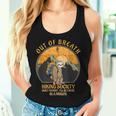 Sloth Hiker Joke Out Of Breath Hiking Society Retro Women Tank Top Gifts for Her