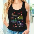 Gay Pride Construction Trucks Rainbow Flag Lgbt Boys Toddler Women Tank Top Gifts for Her