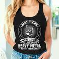 Girl Listens To Heavy Metal With Dad Heavy Metal Women Tank Top Gifts for Her