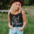 Girl Mom For Mother Mama Of Girls Tie Dye Women Tank Top Gifts for Her