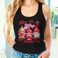 Gnomes Valentines DayGirl Cute Heart Graphic Women Tank Top Gifts for Her