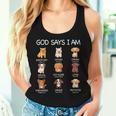 God Says I Am Cute Dogs Bible Verse Christian Boys Girls Women Tank Top Gifts for Her
