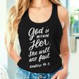 God Is Within Her She Will Not Fail Christian Women Women Tank Top Gifts for Her