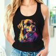 Golden Retriever Sonnenbrille Lustig Hund Mama Papa Tank Top Frauen Geschenke für Sie