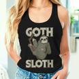 Goth Sloth Gothic Emo Cute Sloths Women Tank Top Gifts for Her