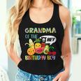 Grandma Of The Birthday Boy Family Fruit Birthday Hey Bear Women Tank Top Gifts for Her