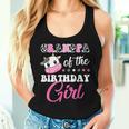 Grandpa Of The Birthday Girl Family Matching Farm Cow Women Tank Top Gifts for Her