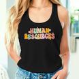 Groovy Human Resources Recruitment Specialist Hr Squad Women Tank Top Gifts for Her