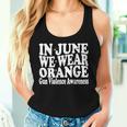 Groovy In June We Wear Orange Gun Violence Awareness Groovy Women Tank Top Gifts for Her