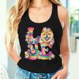 Groovy Love Chow Chow Tie Dye Dog Mom Dad Women Tank Top Gifts for Her