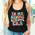 Groovy In My Middle School Era Back To School Teacher Women Tank Top Gifts for Her