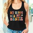 Groovy My Niece Is My Bestie Aunt And Niece Matching Women Tank Top Gifts for Her