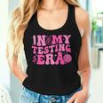 Groovy In My Testing Era Teacher Testing Day Motivational Women Tank Top Gifts for Her